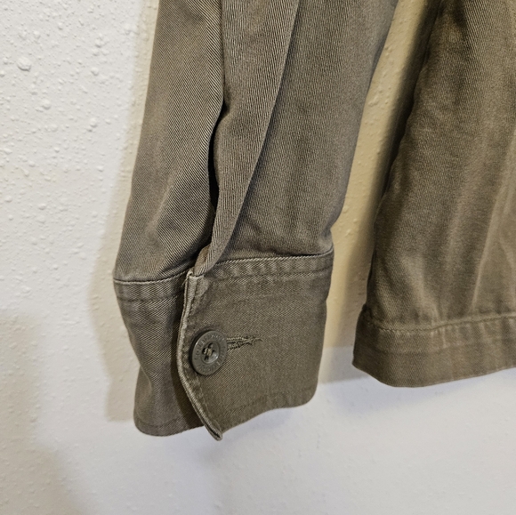 Relativity Woman’s Army‎ Olive Green Military Style Jacket size 2X button front - Picture 3 of 7